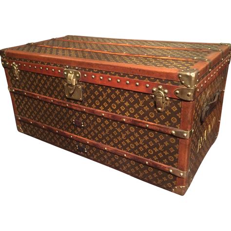 vintage louis vuitton steamer trunks|antique vintage Louis Vuitton trunk.